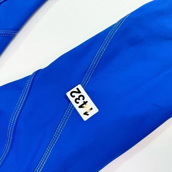 Wilo The Label Leggings Womens Small Blue Solid Mid-Rise Contour Seam New - Picture 11 of 11